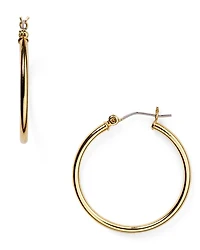 Medium Thin Hoop Earrings