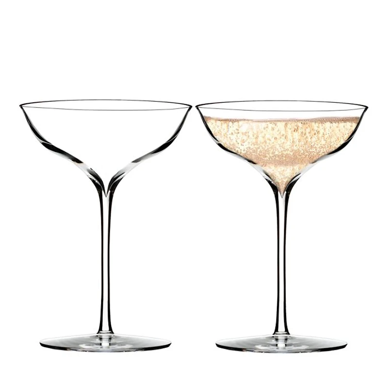 Elegance Champagne Belle Coupe Glass, Pair