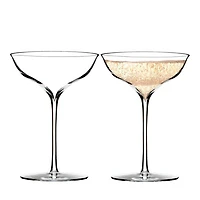 Elegance Champagne Belle Coupe Glass, Pair