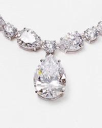 Pear Pendant Necklace, 16"