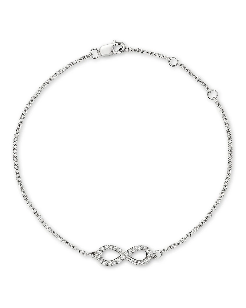 Diamond Infinity Bracelet