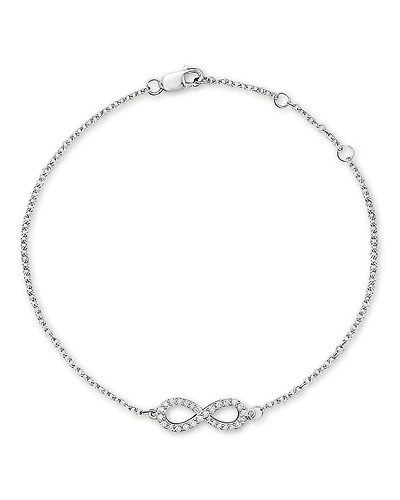 Diamond Infinity Bracelet