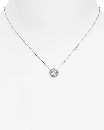 Nadri Circle Pendant Necklace, 16