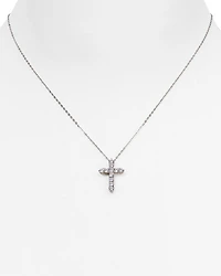 Cross Pendant Necklace, 16"