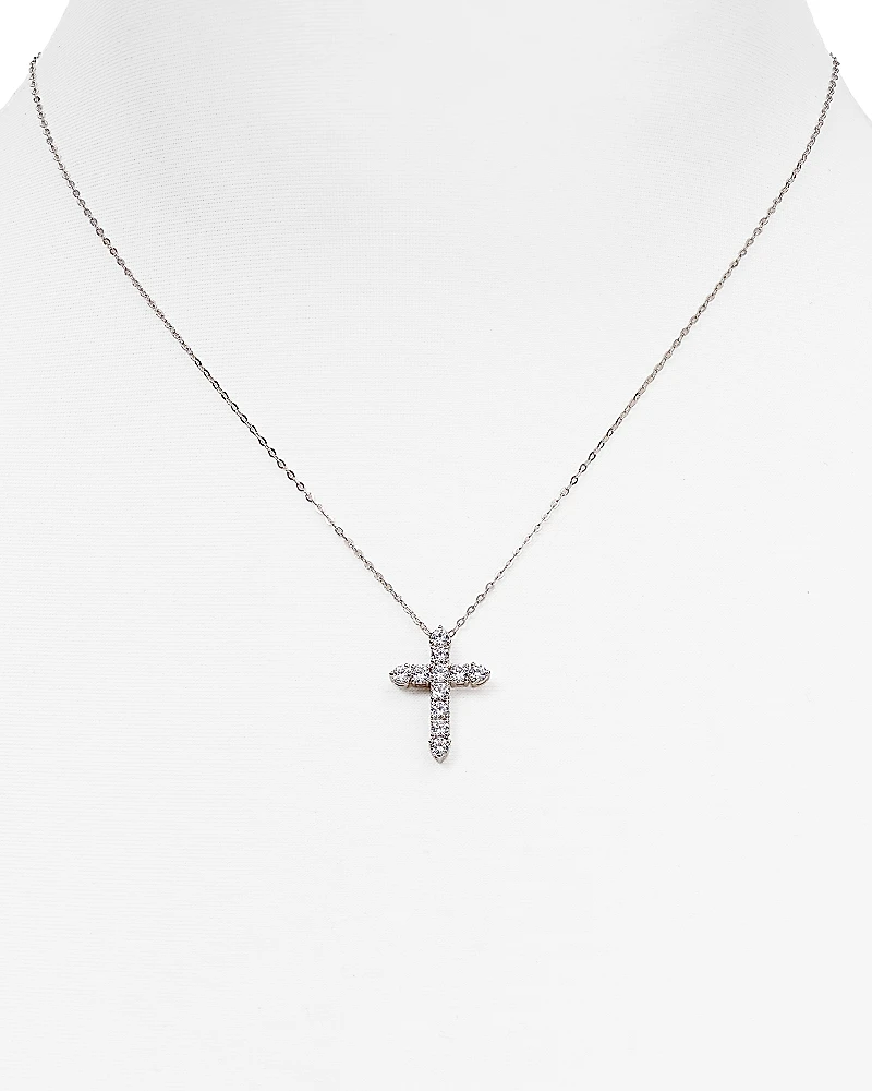 Nadri Cross Pendant Necklace, 16