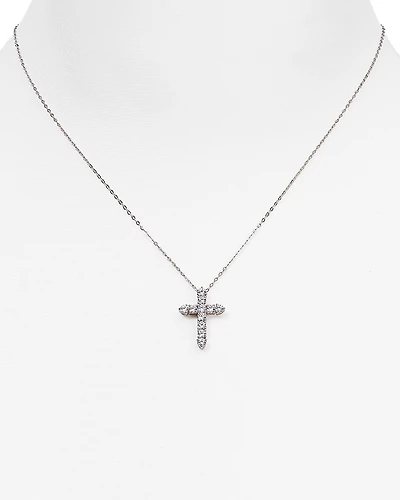 Nadri Cross Pendant Necklace, 16