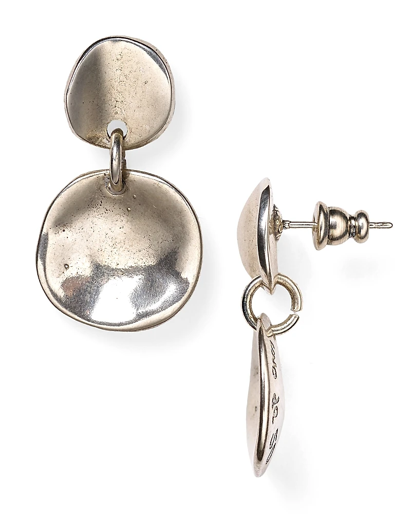 UNOde50 Sterling Silver-Plated Irregular Earrings