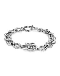 Sterling Silver Love Knot Link Bracelet