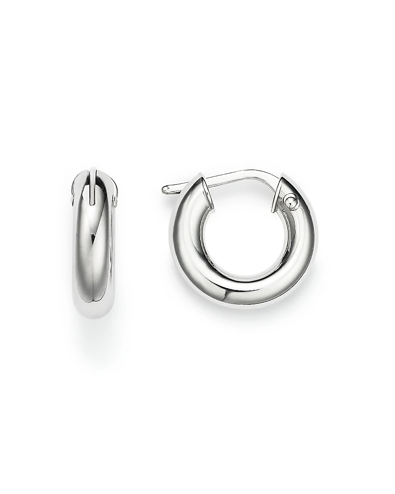 Roberto Coin 18K White Gold Hoop Earrings