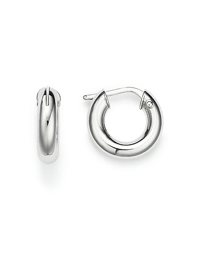 Roberto Coin 18K White Gold Hoop Earrings