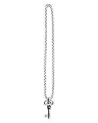 LAGOS Signature Sterling Silver Key Pendant Necklace, 34"