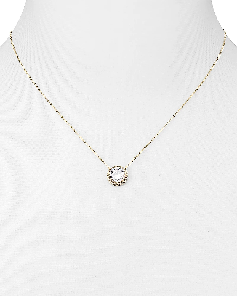 Nadri Circle Pendant Necklace