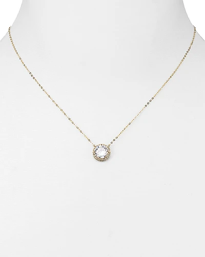 Nadri Circle Pendant Necklace