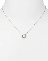 Nadri Circle Pendant Necklace