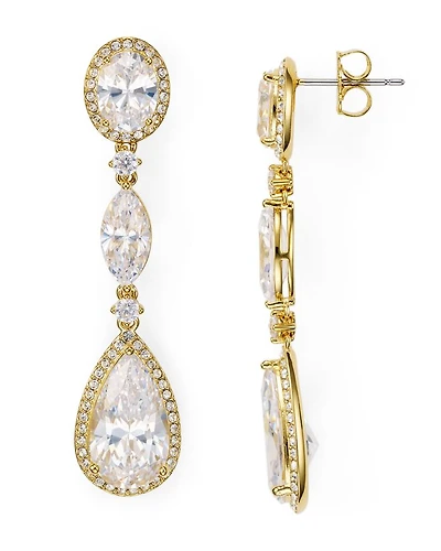 Oval Drop Earrings