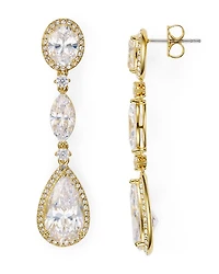 Oval Drop Earrings