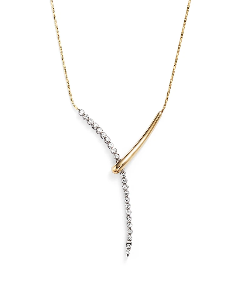 Diamond Y Necklace
