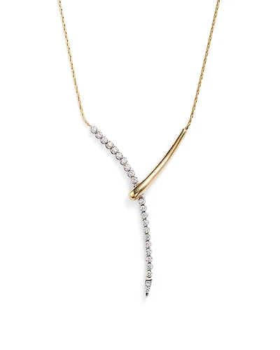 Diamond Y Necklace