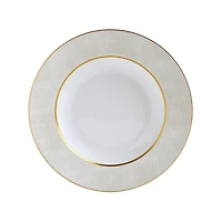 Bernardaud Sauvage White Rim Soup Bowl