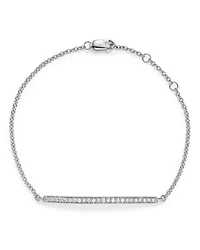 Diamond Bar Bracelet in 14K White Gold, .25 tcw - Exclusive