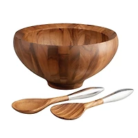 Nambe Yaro Salad Bowl Set