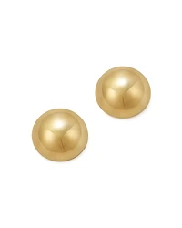 Bloomingdale's Fine Collection 14K Yellow Gold Polished Button Earrings, 12mm