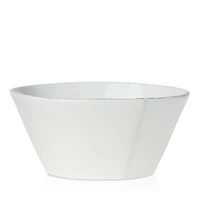 Lastra White Large Stacking Serving Bowl