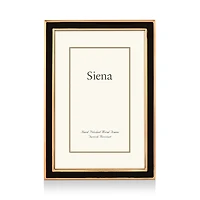 Siena Wide Enamel with Gold Frame