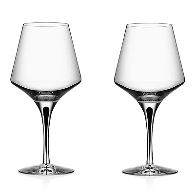 Orrefors Metropol Red Wine Glass, Set of 2