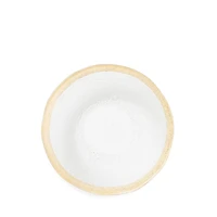 Vietri Rufolo Glass Gold Organic Small Bowl