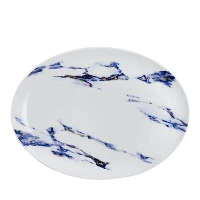 Marble Azure 14" Oval Platter