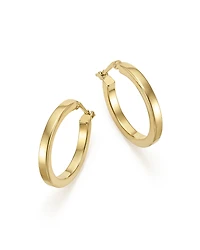 Bloomingdale's Fine Collection 14K Yellow Gold Square Tube Hoop Earrings