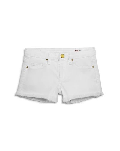 Girls' White Cutoff Shorts - Big Kid