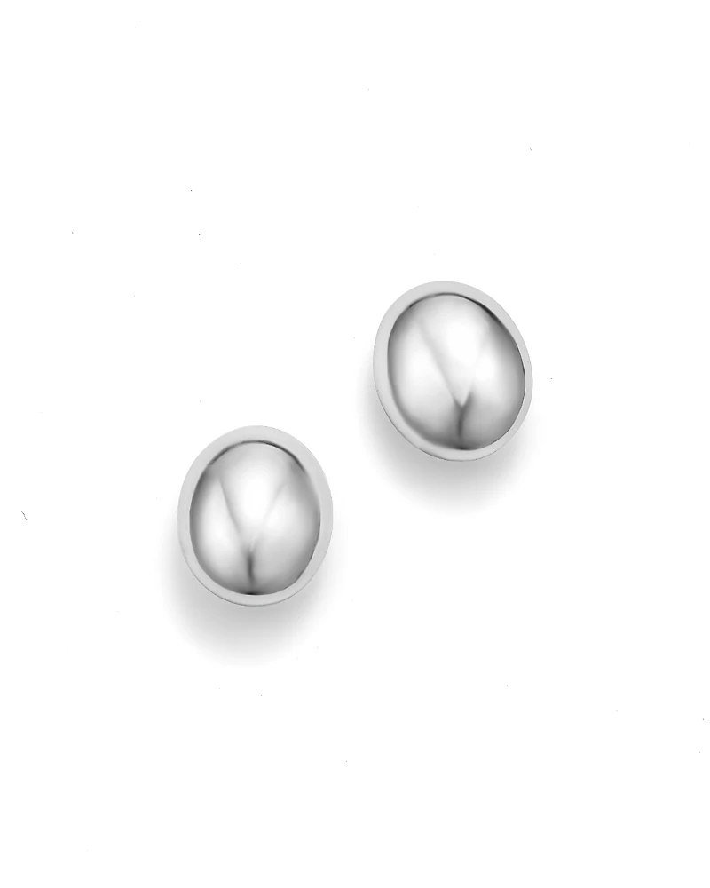 Bloomingdale's Fine Collection Sterling Silver Small Oval Stud Earrings