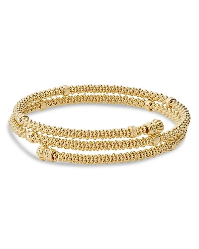 Caviar Gold Collection 18K Gold Coil Bracelet