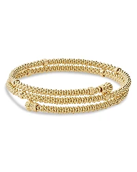 Lagos Caviar Gold Collection 18K Gold Coil Bracelet