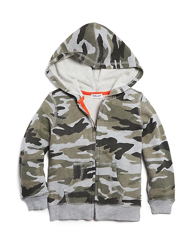 Splendid Boys' Camo Zip-Up Hoodie - Little Kid