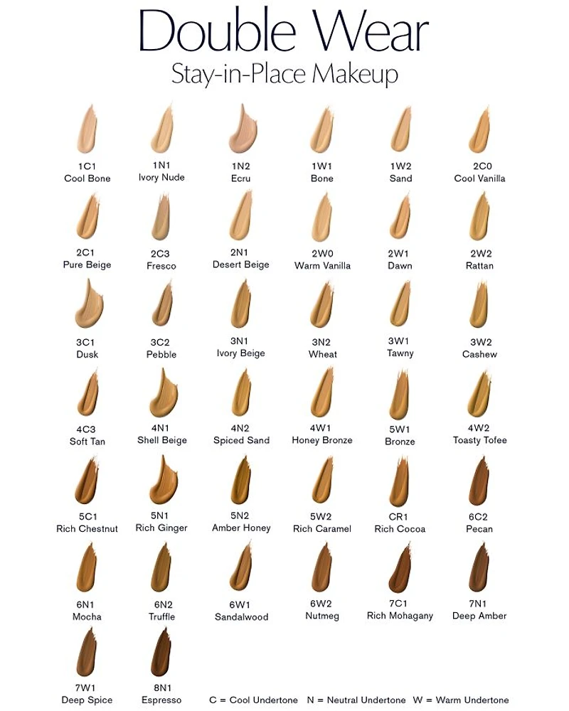 Double Wear Stay-in-Place Liquid Foundation