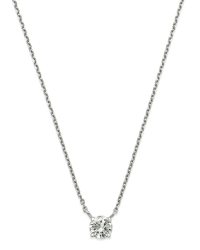 Bloomingdale's Fine Collection Diamond Solitaire Pendant Necklace