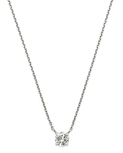 Bloomingdale's Fine Collection Diamond Solitaire Pendant Necklace