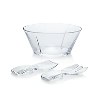 Mario Luca Giusti Acrylic Salad Bowl with Servers