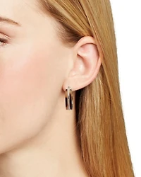 Tortoise Hoop Earrings