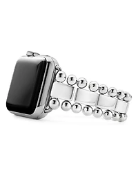 Sterling Silver Smart Caviar Apple™ Smartwatch Straps