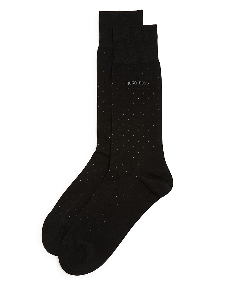 Boss George Micro Dot Dress Socks