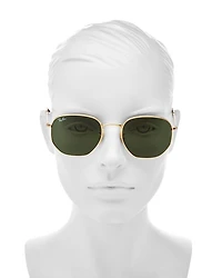 Unisex Icons Hexagonal Sunglasses