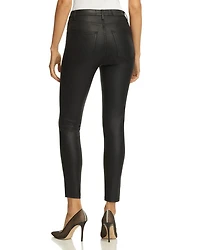 Coated Leather-Effect Jeans