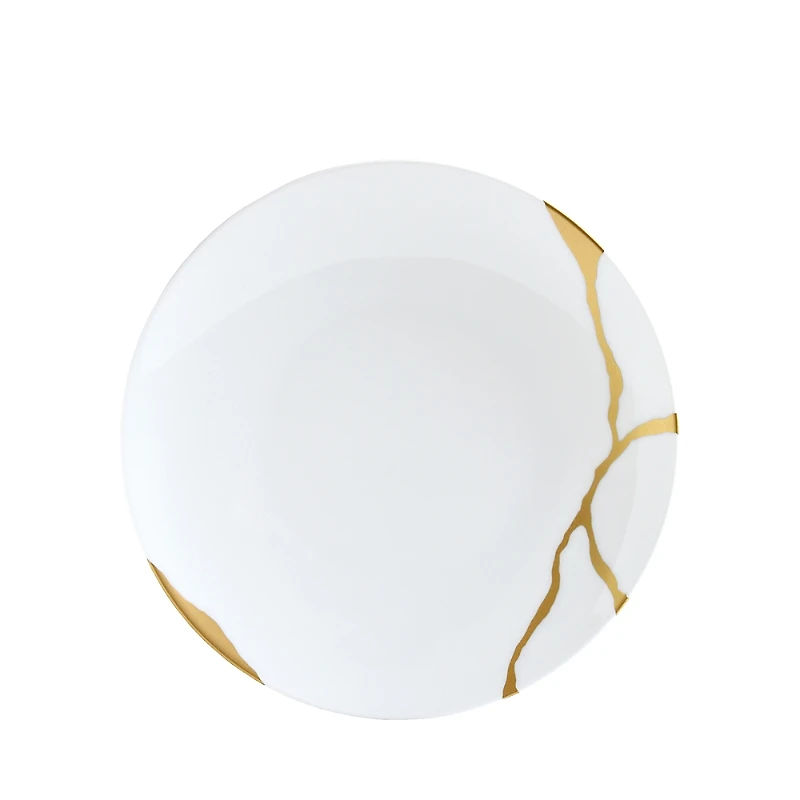 Bernardaud Kintsugi-Sarkis 24K Gold Coupe Salad Plate