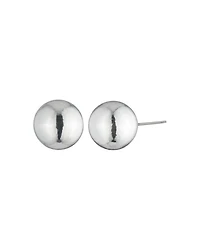 Large Sphere Stud Earrings