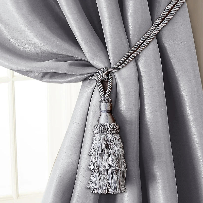 Elrene Home Fashions Charlotte Tassel Curtain Tieback
