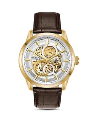 Bulova Sutton Skeleton Watch, 43mm